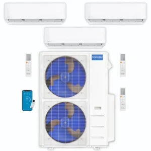 MRCOOL DIY Mini Split - 54,000 BTU 3 Zone Ceiling Cassette Ductless Air Conditioner and Heat Pump, DIY-BC-348HP181818